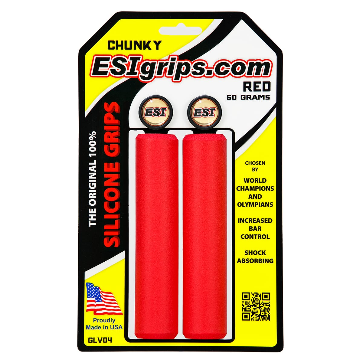 ESI CHUNKY 130 mm handtag Röd