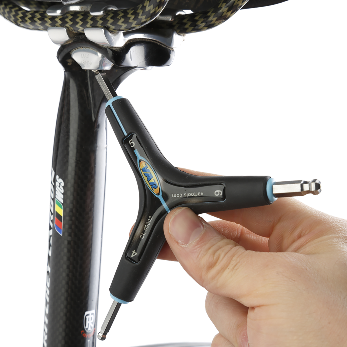 VAR CL-09002-C Insexnycklar med sfäriskt huvud och Y-form 4/5/6 mm