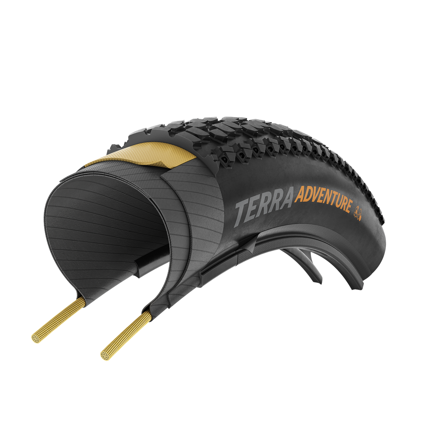 CONTINENTAL TERRA ADVENTURE TRAIL GRIP 700x45c Tubeless Ready Svart däck