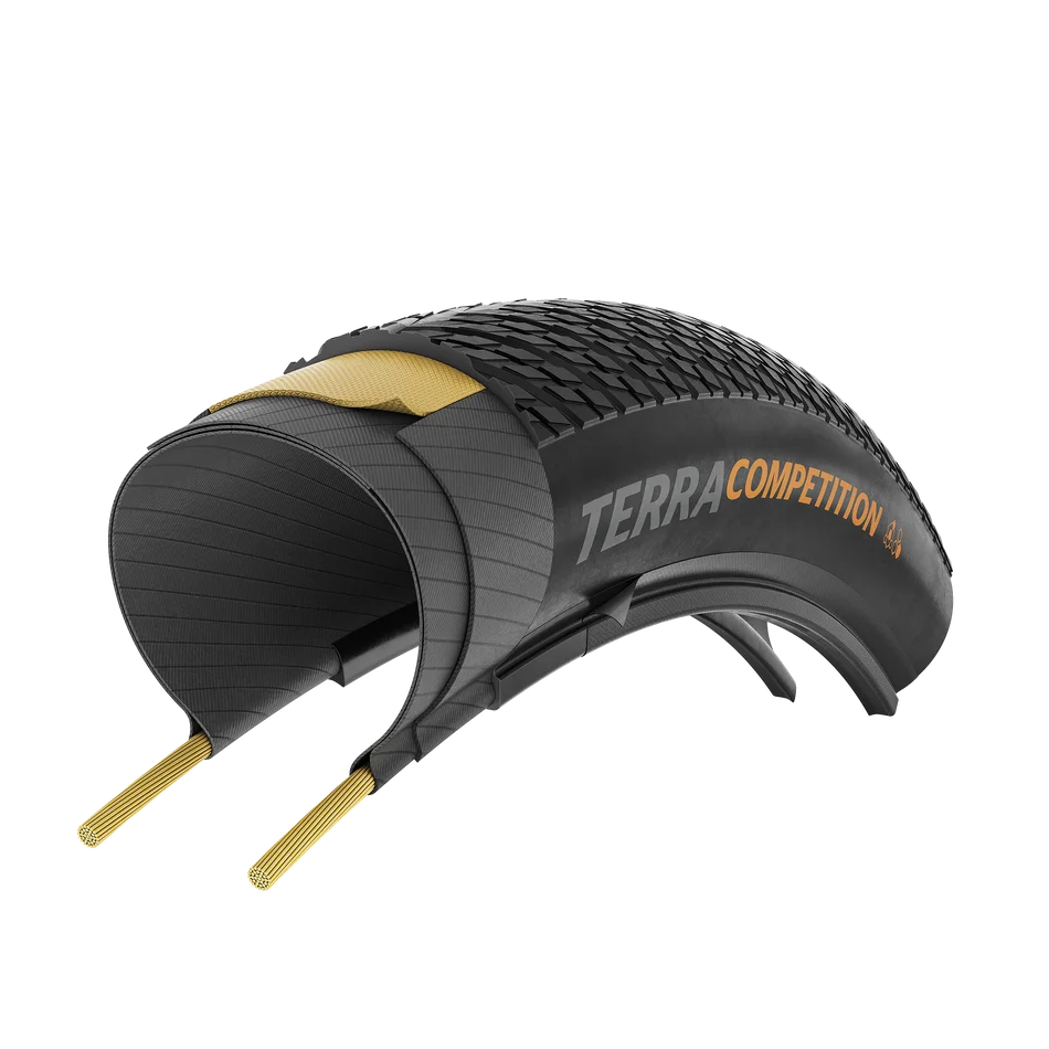CONTINENTAL TERRA COMPETITION TRAIL GRIP 700x35c Tubeless Ready Brunt däck