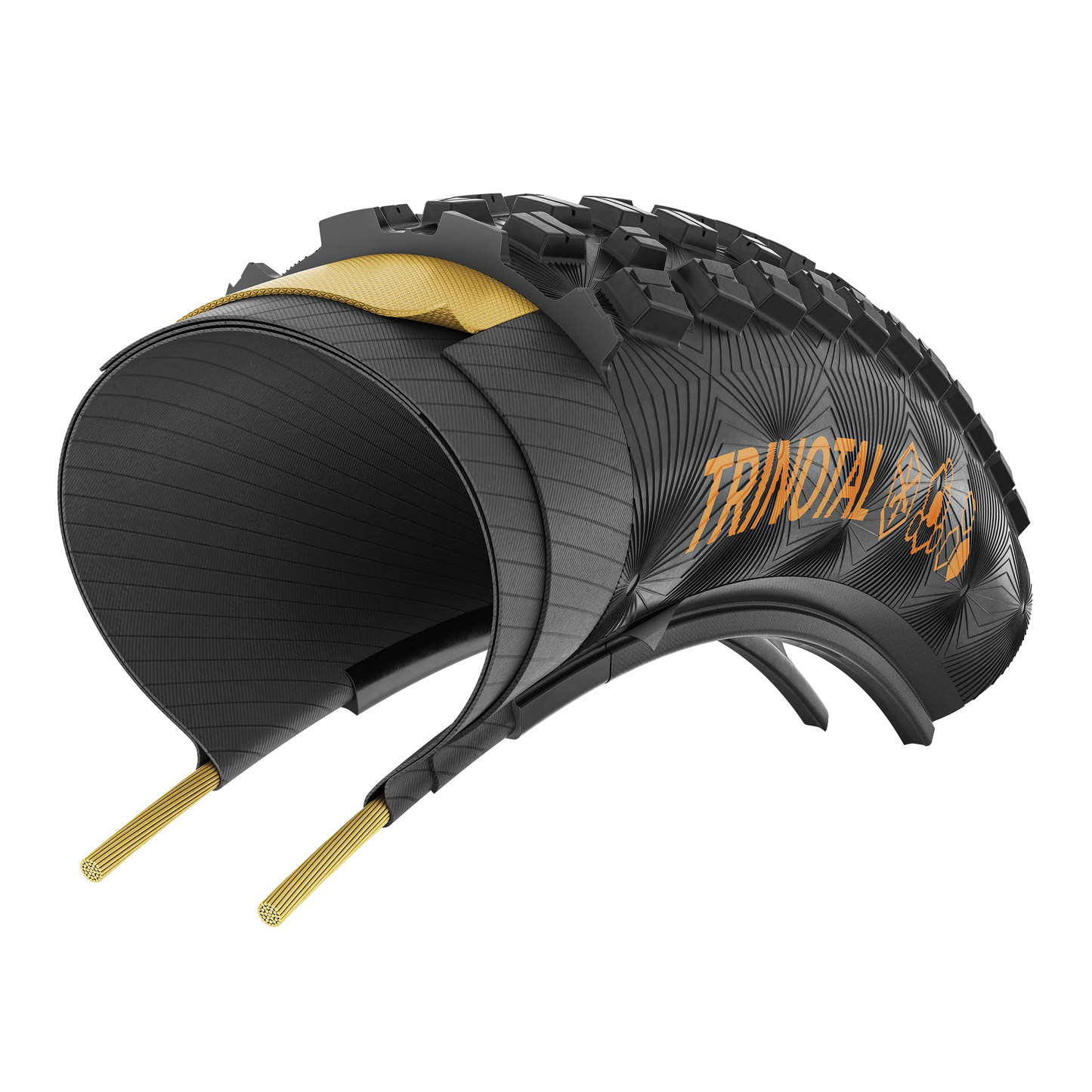 CONTINENTAL TRINOTAL Trail Grip 29x2.40 Tubeless Ready Soft Brown tire