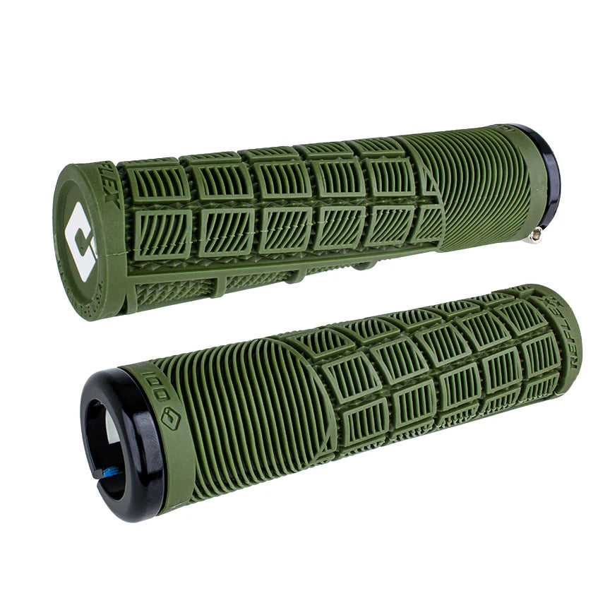 ODI REFLEX XL Lock-on-grepp 135 mm Olive