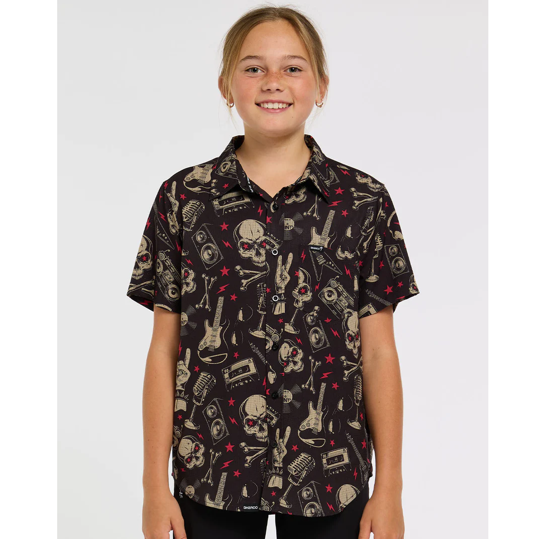 Teknisk tröja DHARCO TECH PARTY ROCKNROLLA Junior Svart