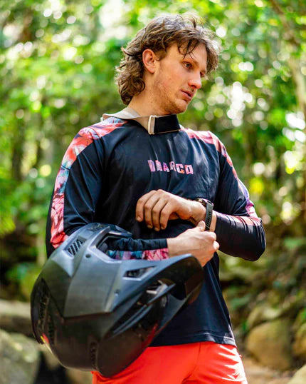 DHARCO RACE NEBULA Long Sleeve Jersey Black