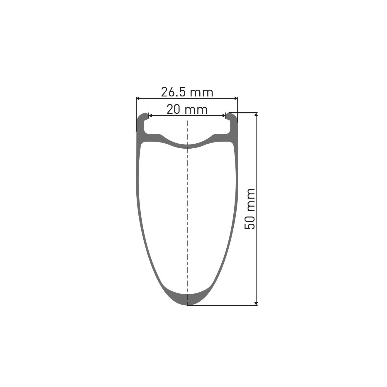 DT SWISS ARC 1100 DICUT WTS SPO 50 DISC Tubeless Ready Rear Wheel (Center Lock)