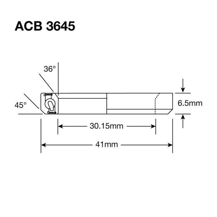 ENDURO BEARINGS 440c rostfritt stål Headset - 30,2x41x6,5 (36x45°) ACB
