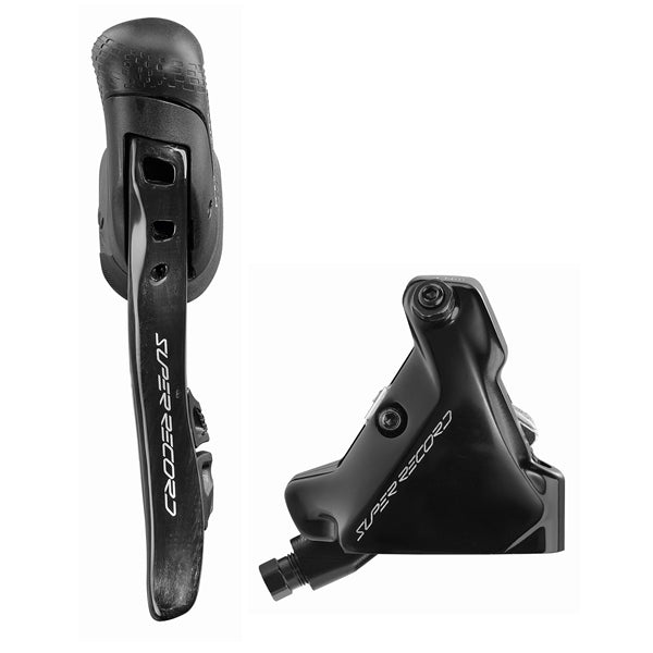 Vänster spak och främre bromsok 140 mm CAMPAGNOLO SUPER RECORD WRL Flat Mount No Disc