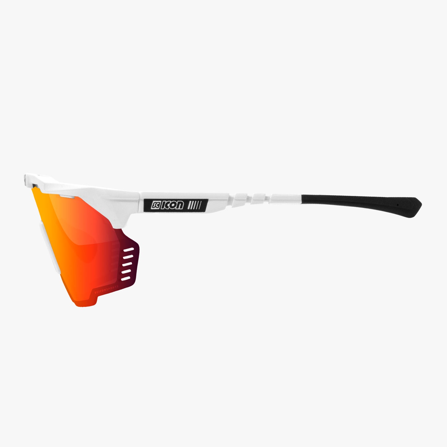 SCICON AEROSHADE KUNKEN Skyddsglasögon Vit Multimirror Röd