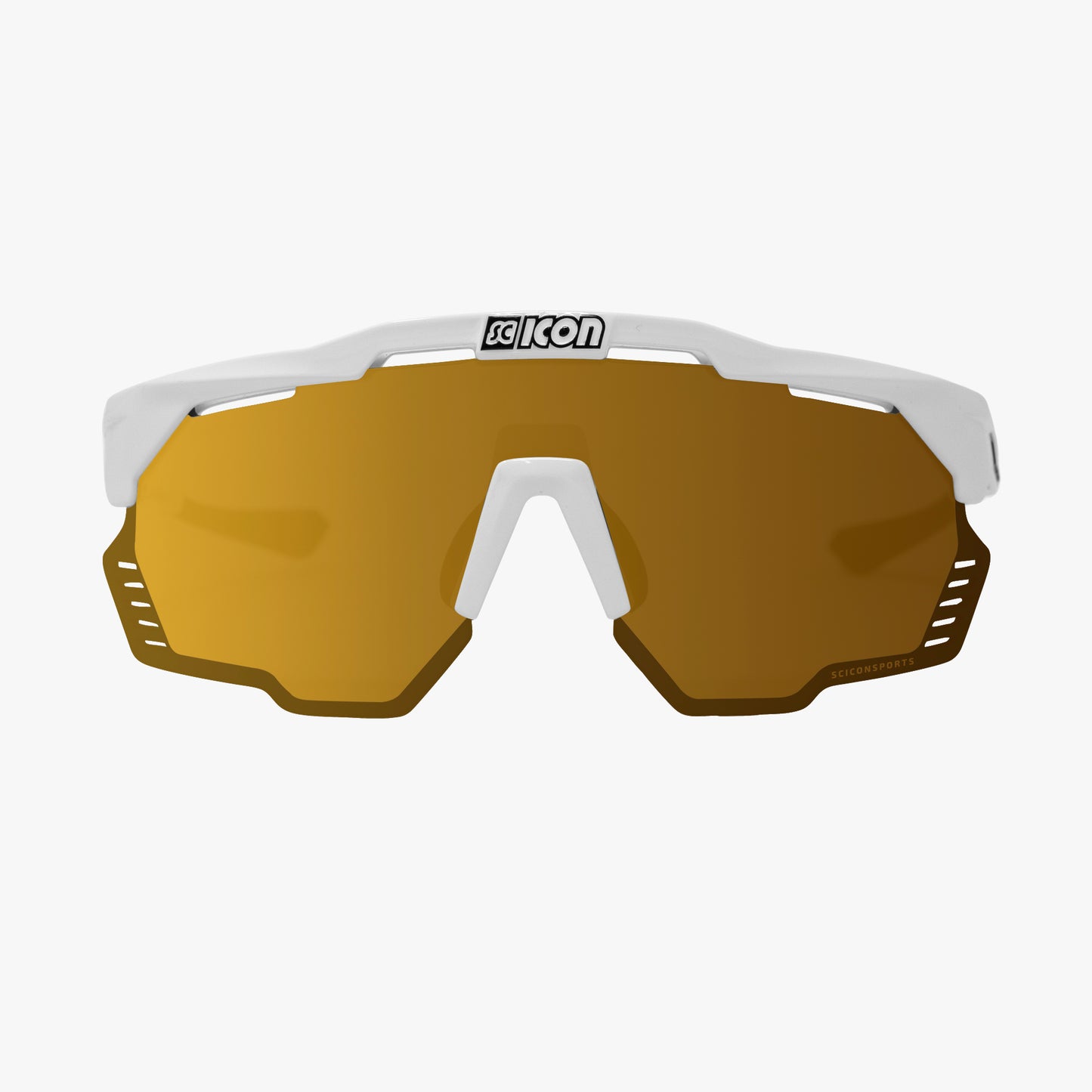 Solglasögon SCICON AEROSHADE KUNKEN Vit Multimirror Brons