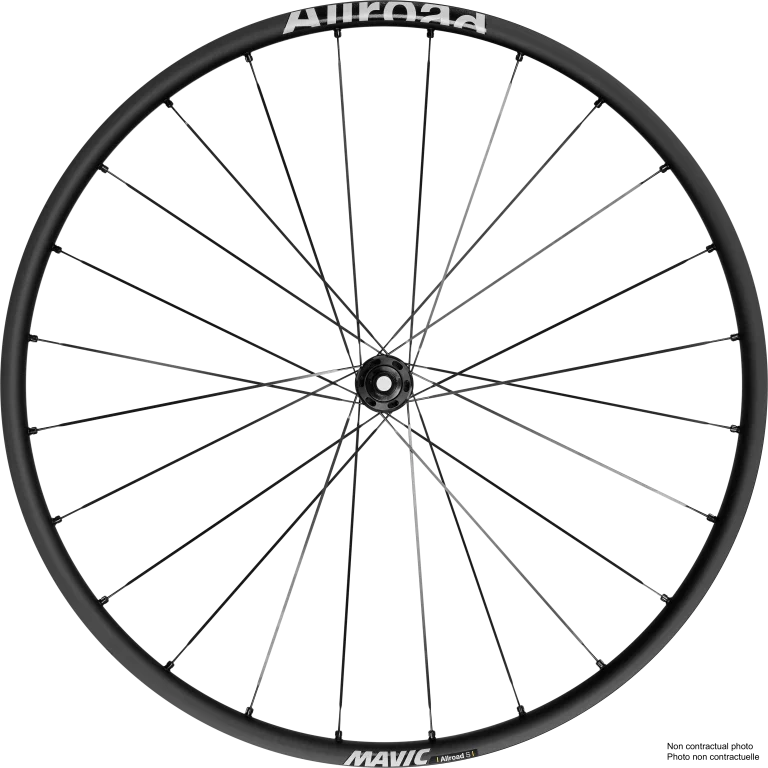 Ett par MAVIC ALLROAD S DISC-fälgar med däck (centerlås)