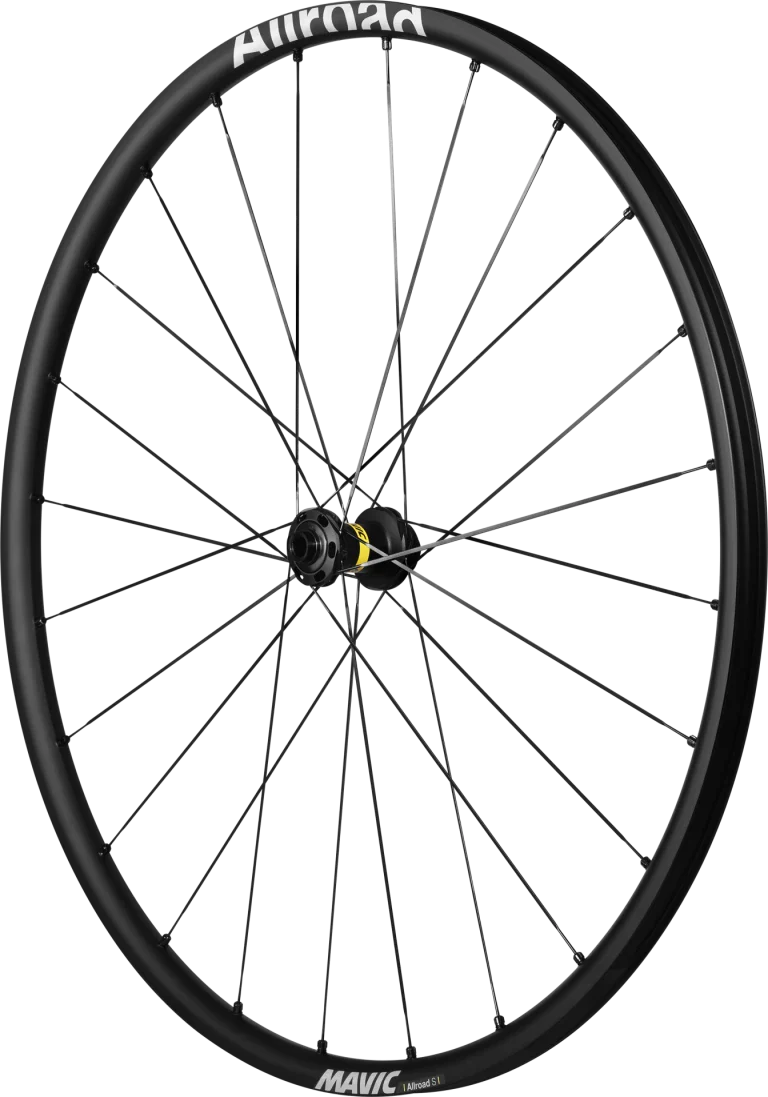 Ett par MAVIC ALLROAD S DISC-fälgar med däck (centerlås)