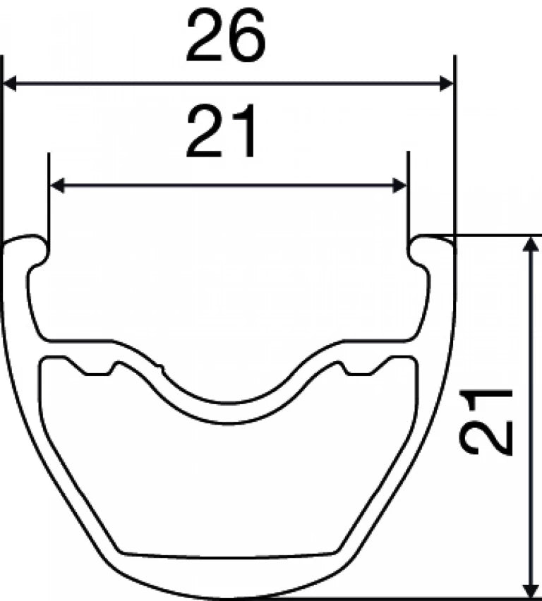 MAVIC CROSSRIDE FTS-X 26" 9/15 mm framhjul