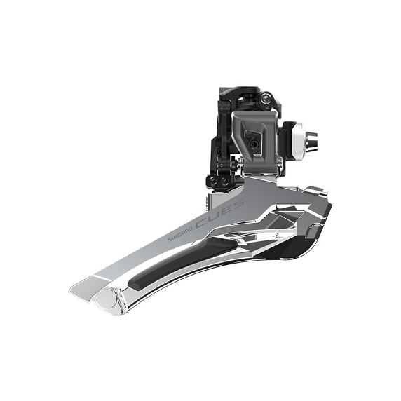 SHIMANO CUES U6030 2x10/11V framväxel med klämma 34,9/31,8/28,6mm