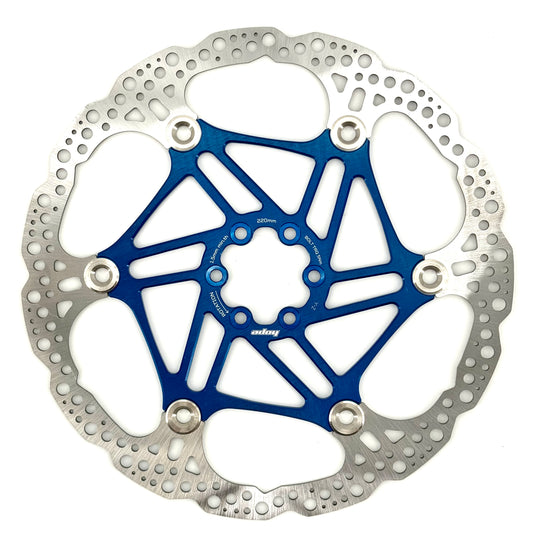 HOPE X2/E4/V4 6-håls flytande skiva Blå