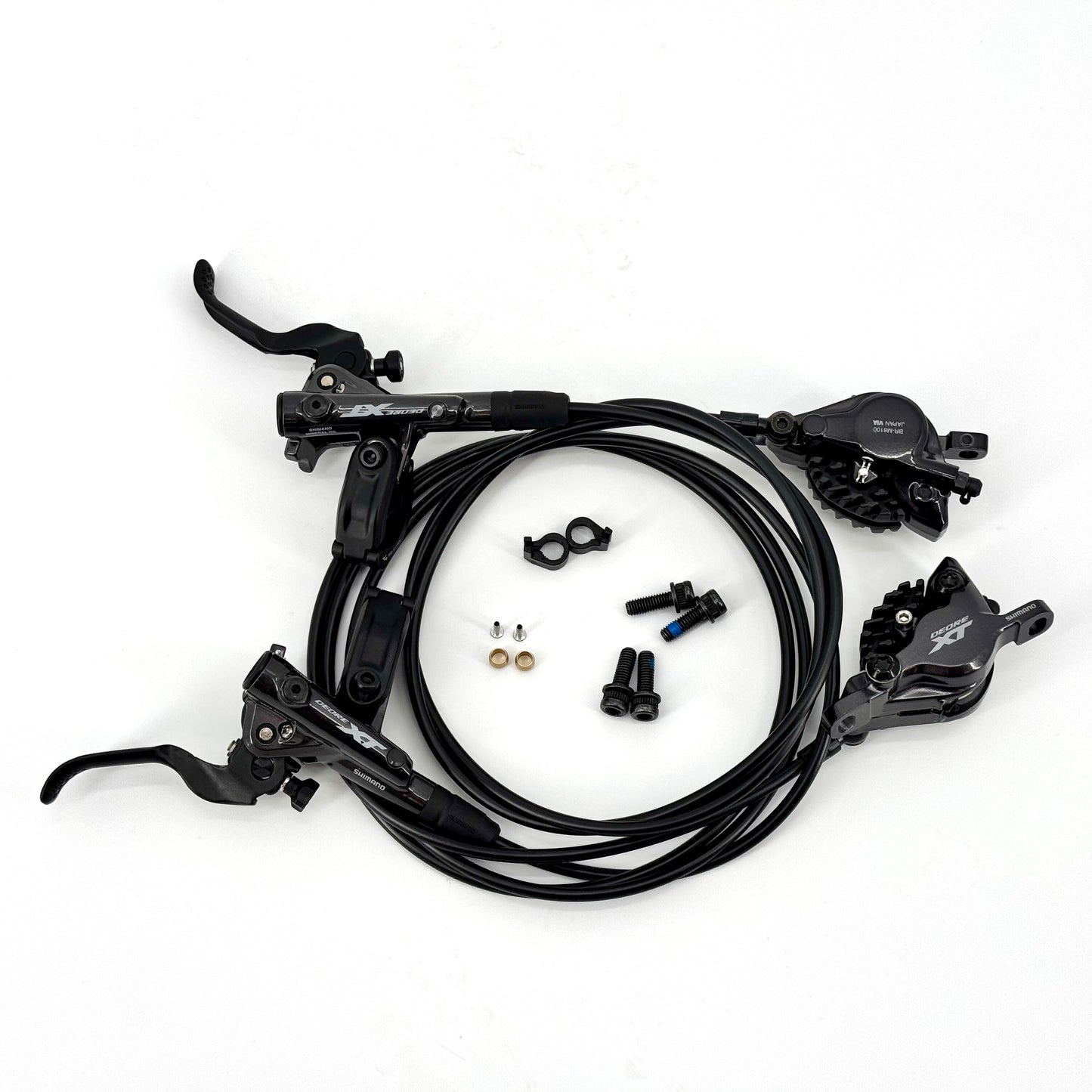 Par SHIMANO XT M8100 ventilerade bromsbelägg