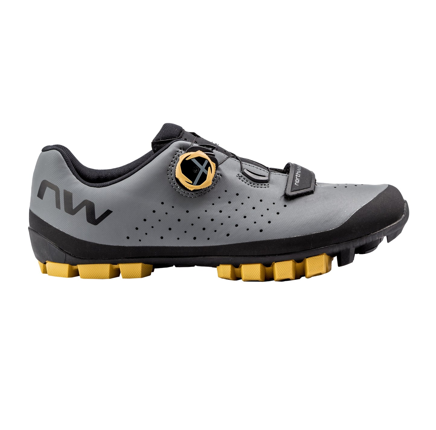 NORTHWAVE HAMMER PLUS MTB-skor, grå/gula