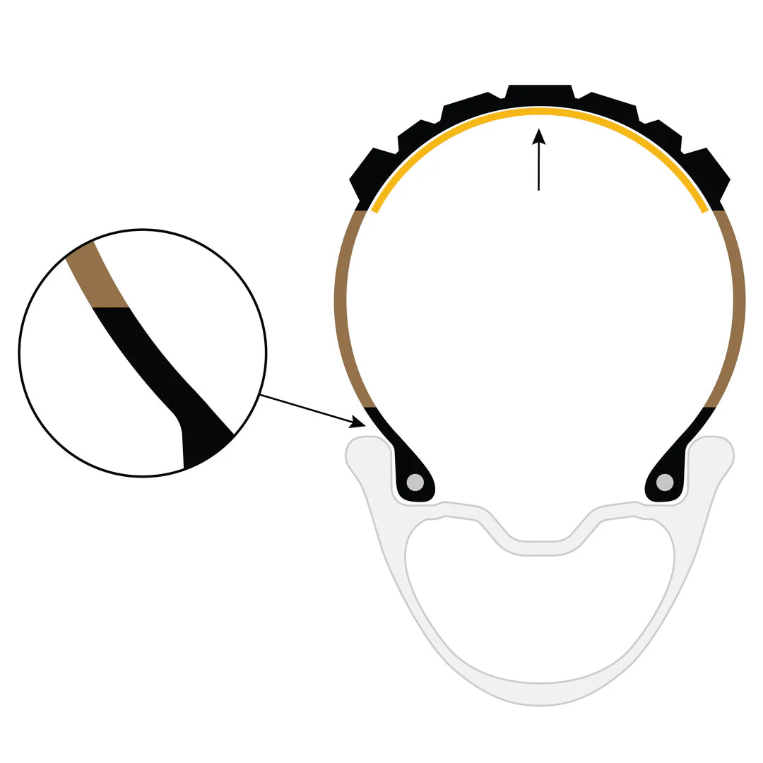 ENVE HEX 700x44 Tubeless Ready Beige däck