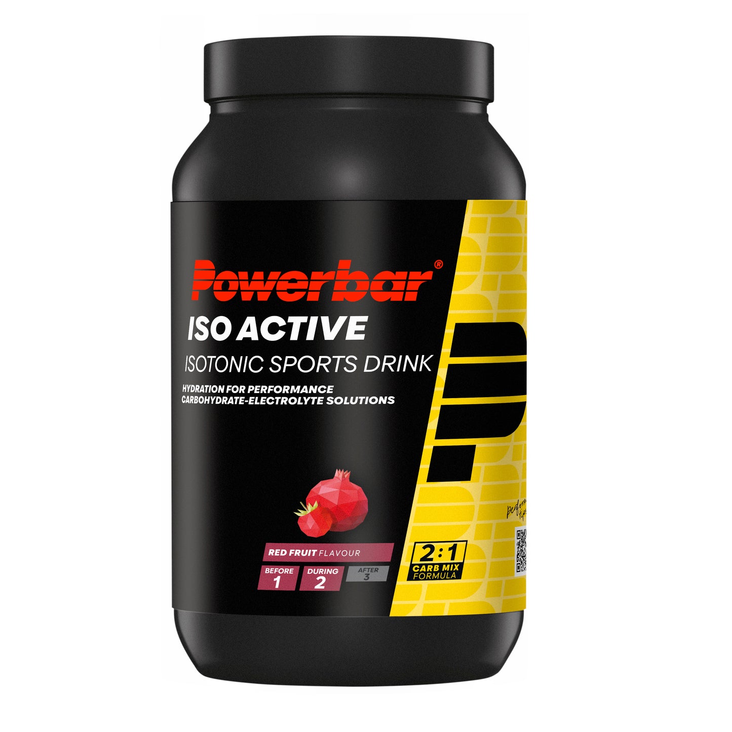 POWERBAR ISOACTIVE Energidryck (1320 gr) Röda frukter
