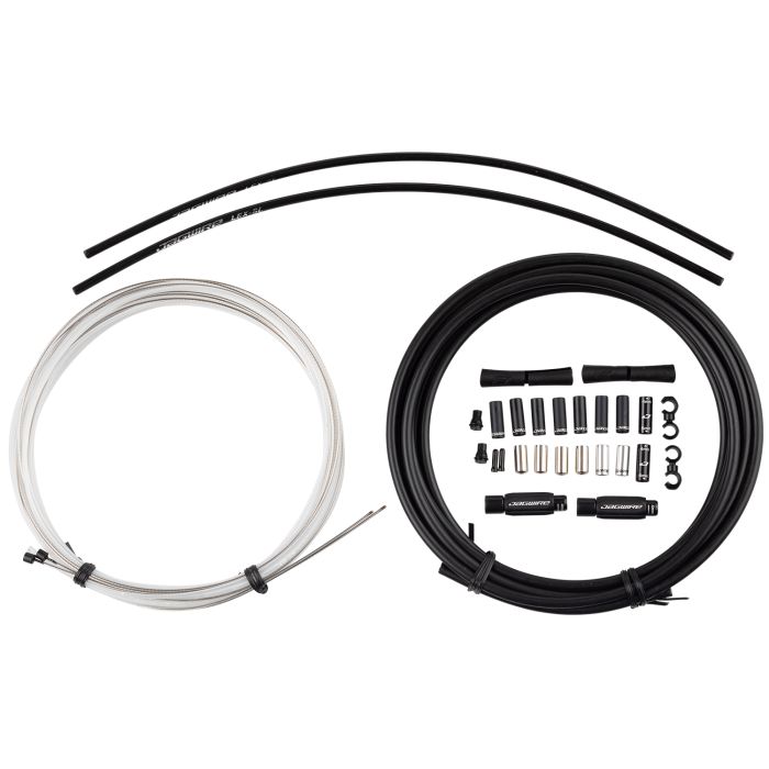 JAGWIRE 2x ELITE SEALED Svart kabel- och slangsats för växellåda