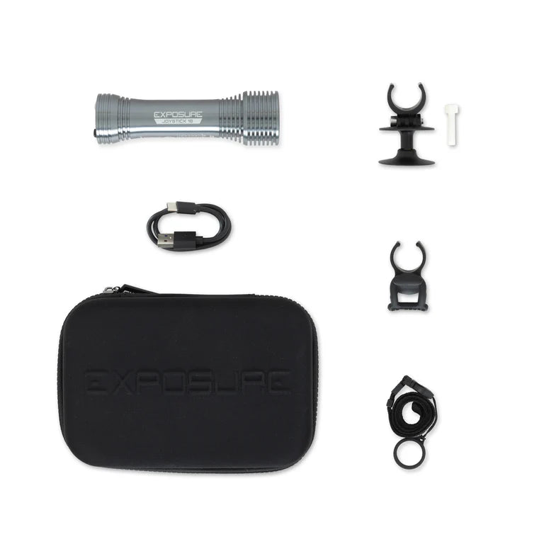 EXPOSURE LIGHTS JOYSTICK MK18 Front Light with Helmet Mount