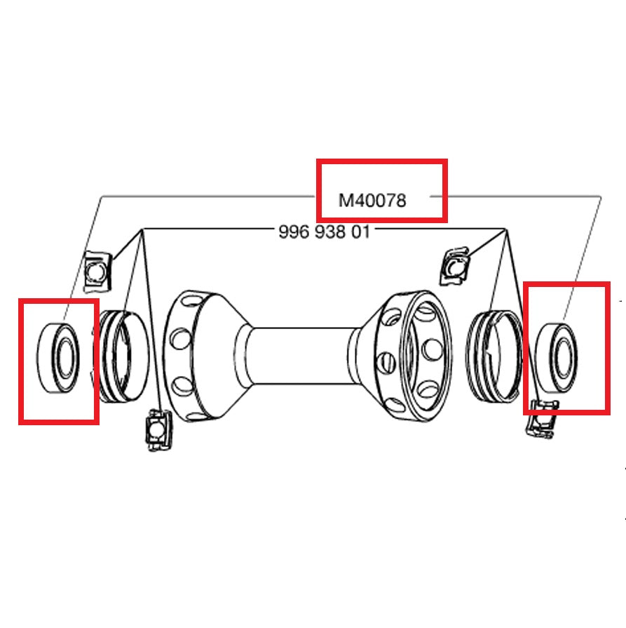 Mavic 6901 Framhjulslager