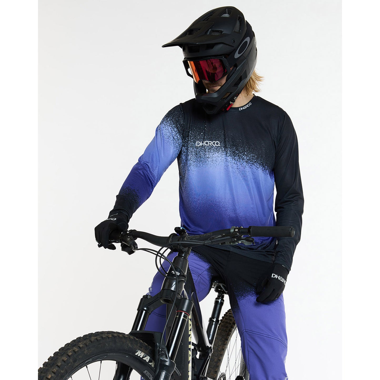 DHARCO RACE ULTRA VIOLET Långärmad Jersey Svart/Lila