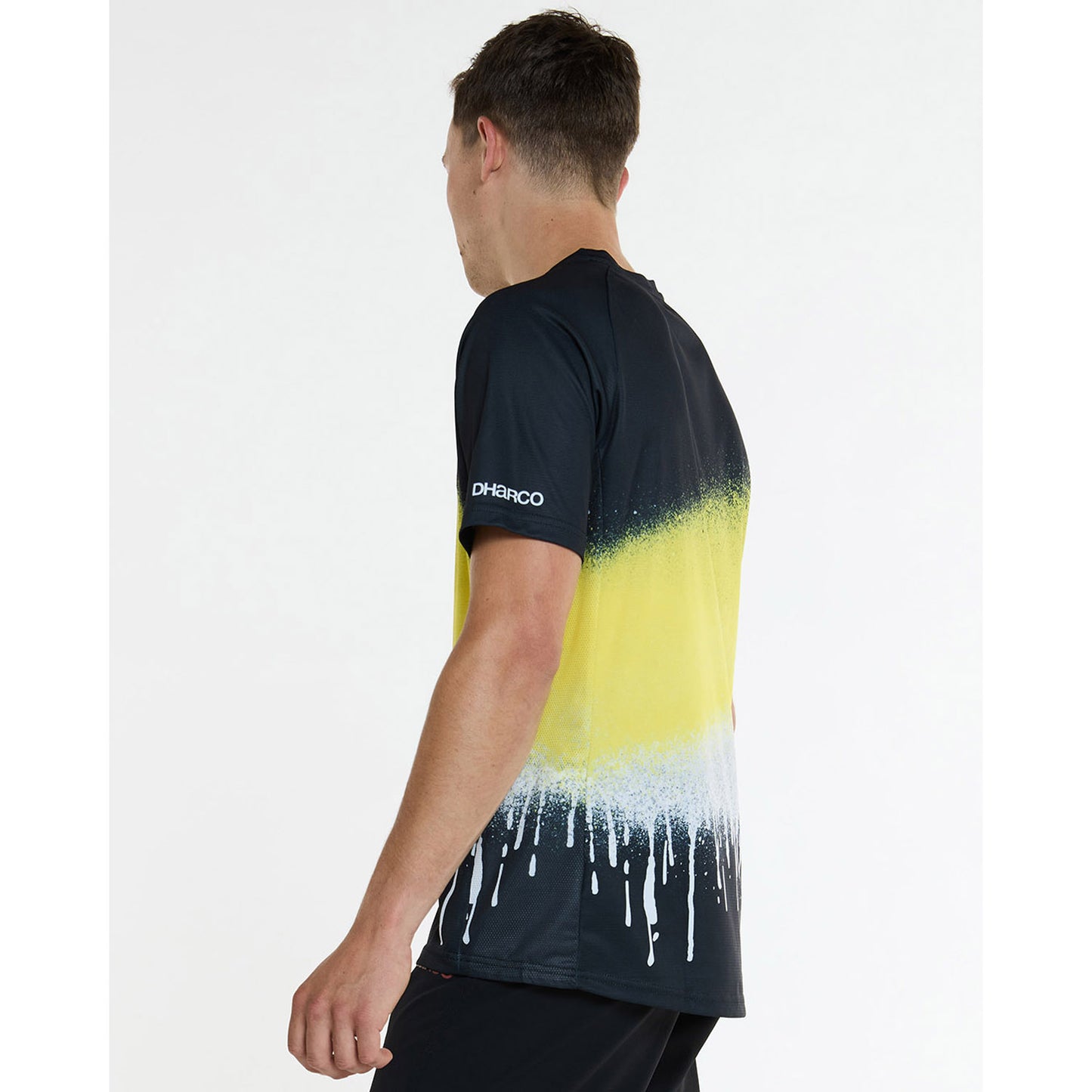 DHARCO ACID RAIN Short Sleeve Jersey Black/Yellow