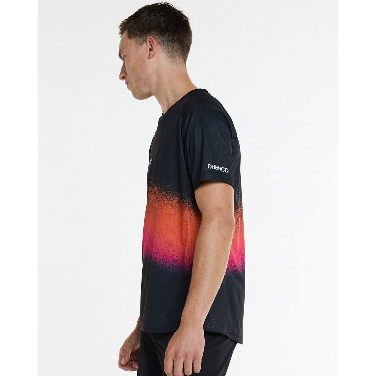 DHARCO BLACK SNAKE Kortärmad Jersey Svart/Orange