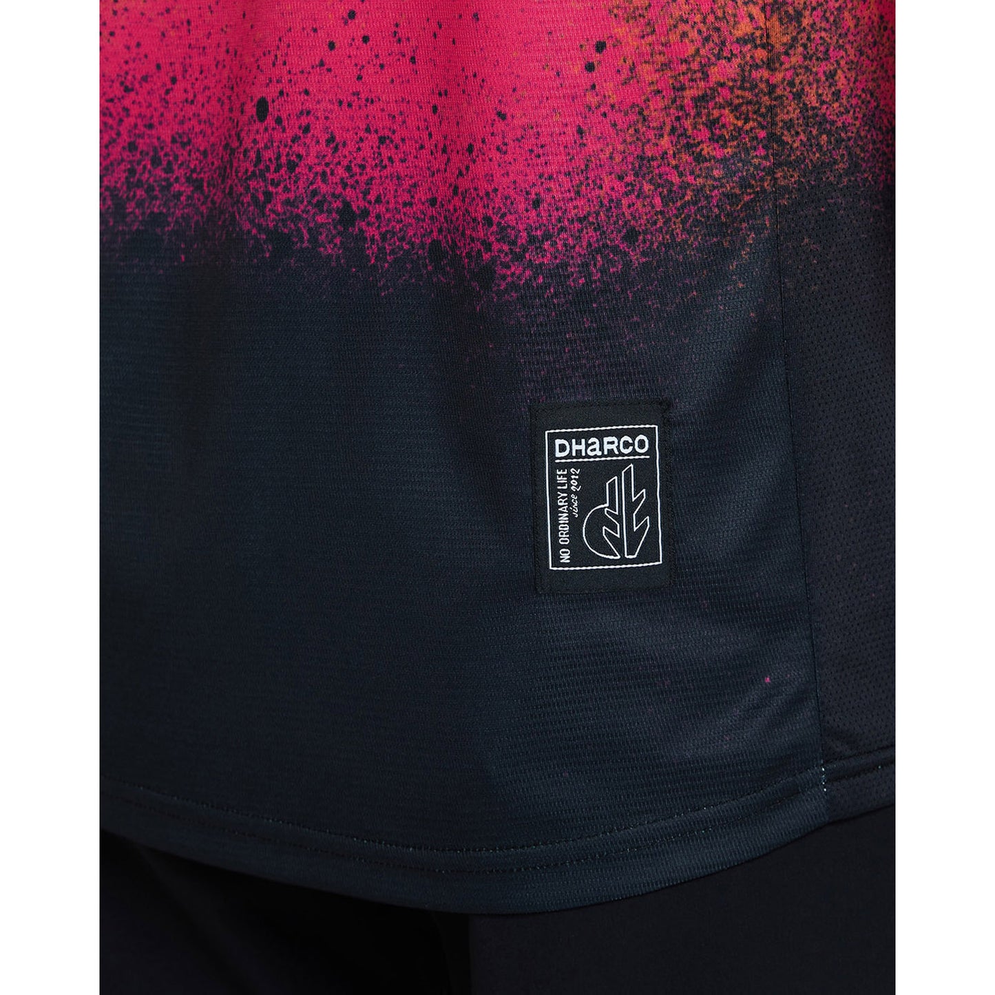 DHARCO BLACK SNAKE Kortärmad Jersey Svart/Orange