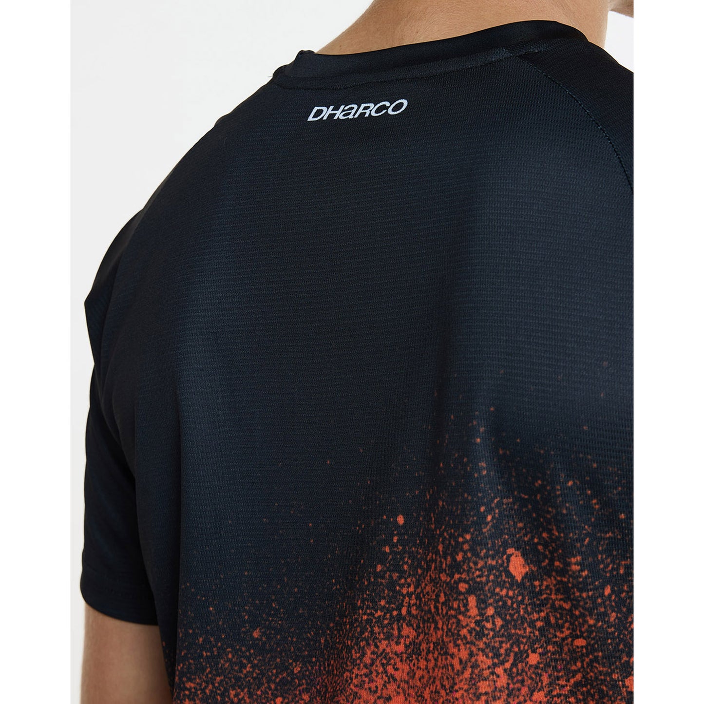 DHARCO BLACK SNAKE Kortärmad Jersey Svart/Orange