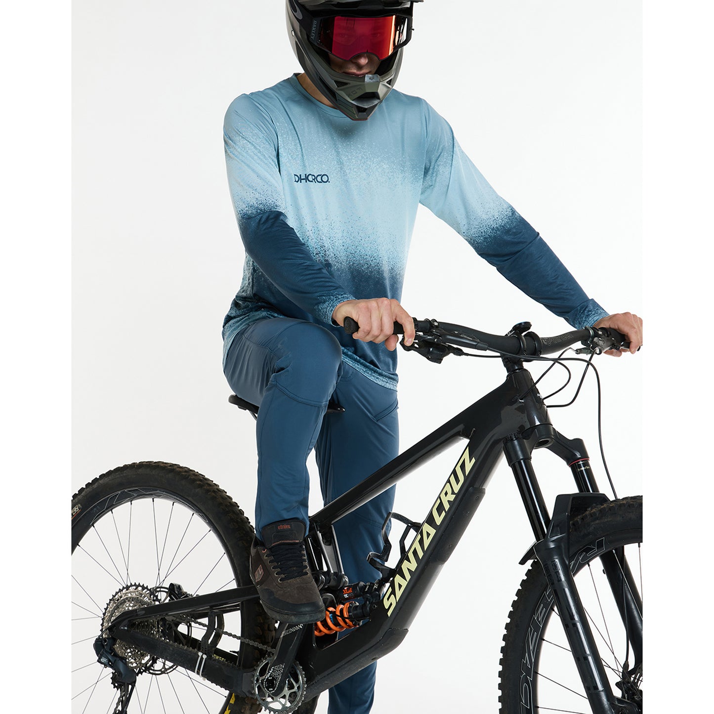 DHARCO NU WAVE Long Sleeve Jersey Blue