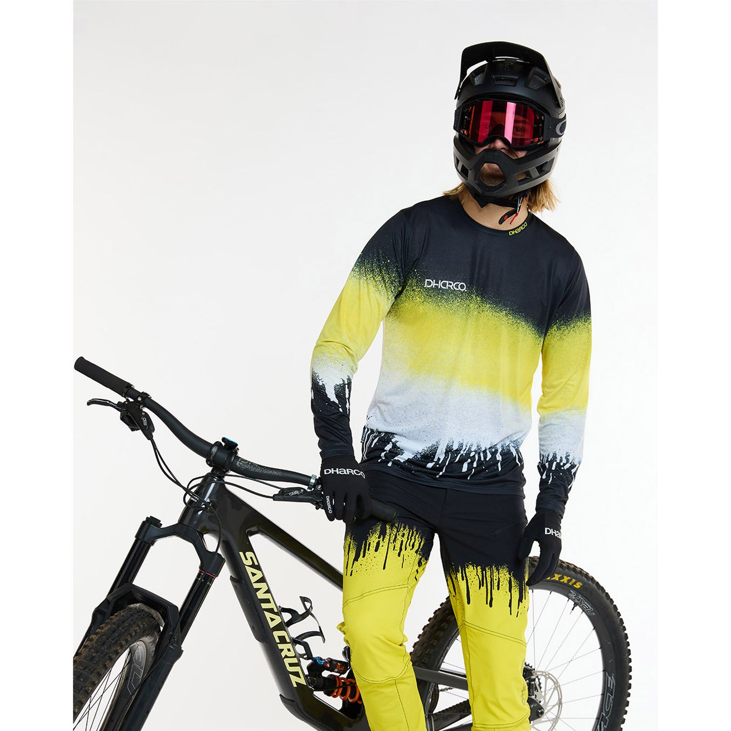 DHARCO RACE ACID RAIN Långärmad tröja Svart/Gul