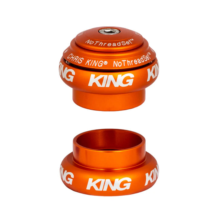Externt headset CHRIS KING NOTHREADSET 1"1/8 EC34 Orange