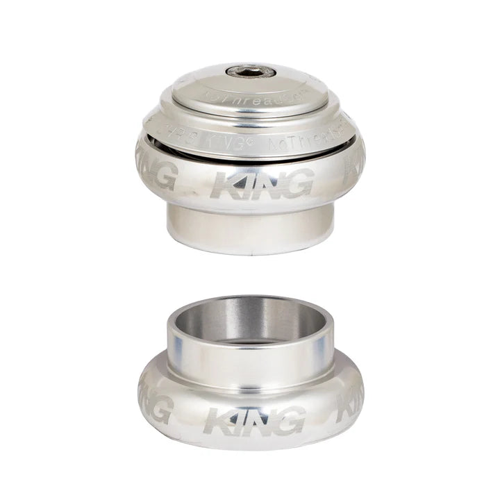 CHRIS KING NOTHREADSET 1" EC30 Sotto Voce Silver externt headset