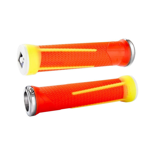 ODI AARON GWIN Lock-On-grepp 135 mm Orange