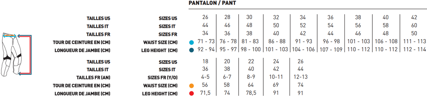 Pantalon SHOT Airy Sharp Bleu