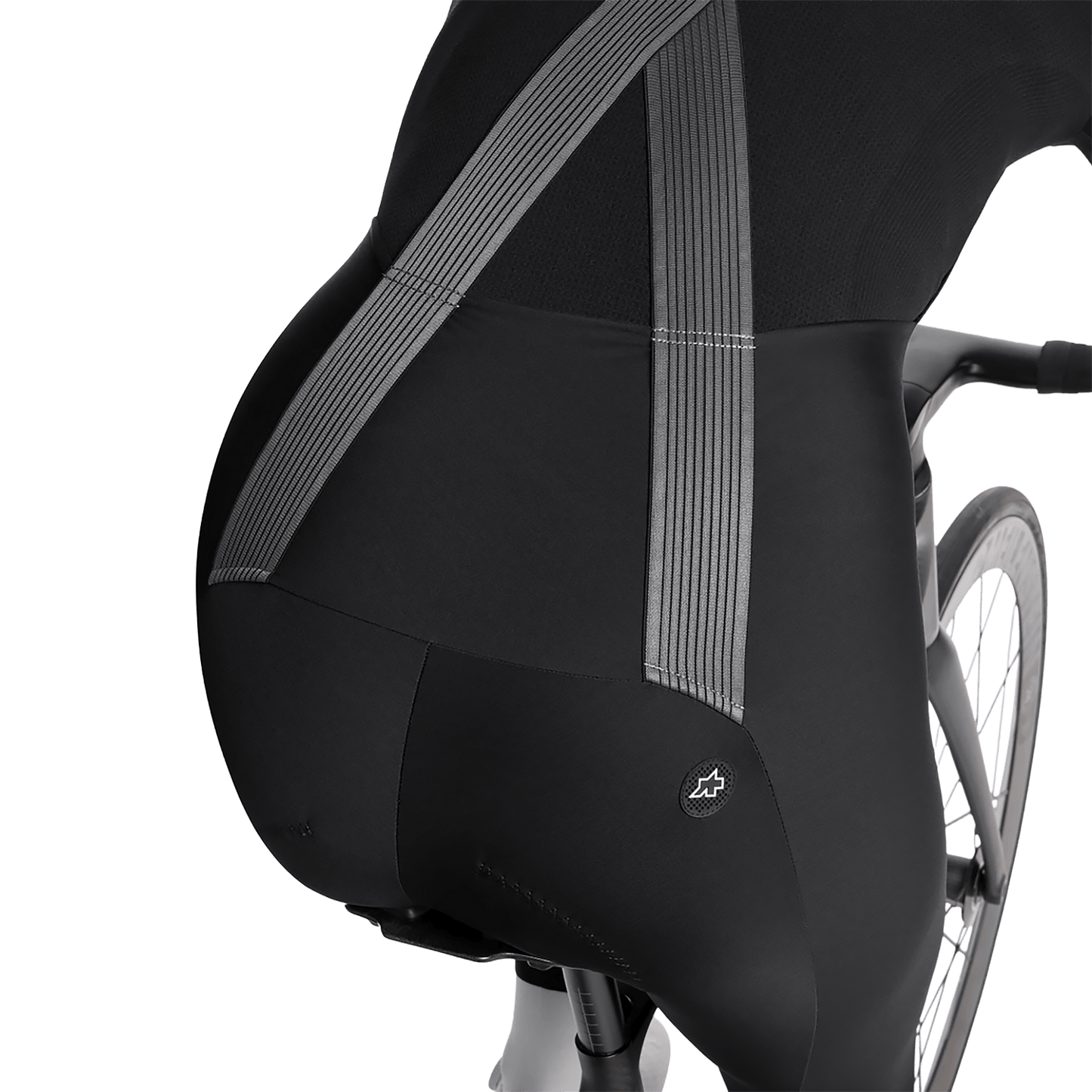 ASSOS UMA GT HASHOOGI WINTER S11 Långbyxor med bröstlappar, dam Svart