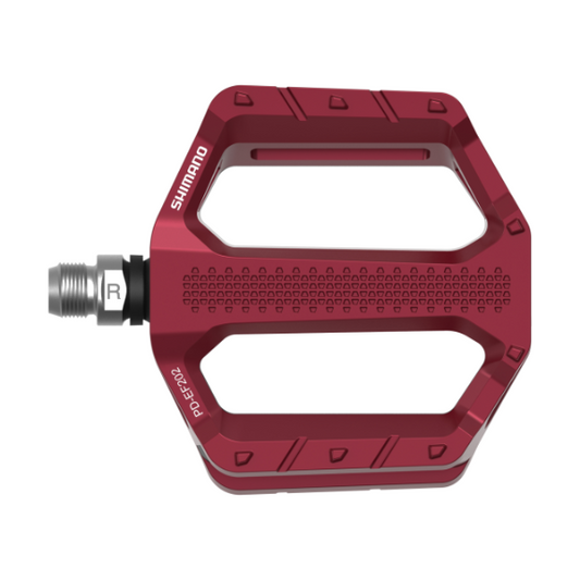 SHIMANO PD-EF202 Röda plattpedaler