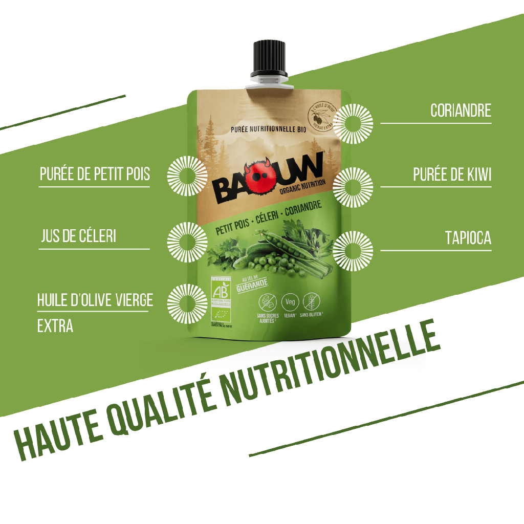 BAOUW Ekologiskt Saltat Recept Energipuré Ärt-Selleri-Koriander (90g)