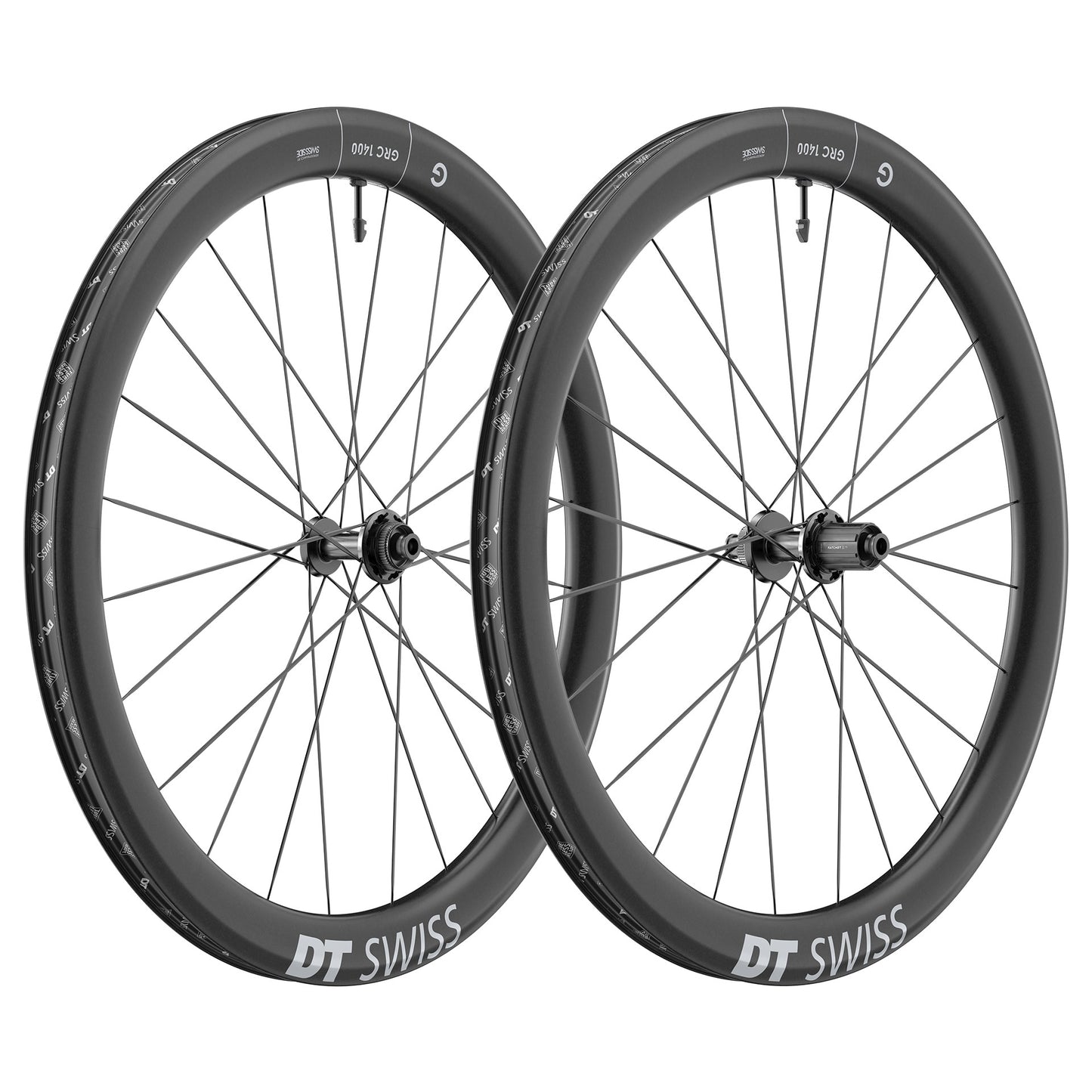 Par DT SWISS GRC 1400 DICUT 50 DISC Tubeless Ready-hjul (Centerlock)