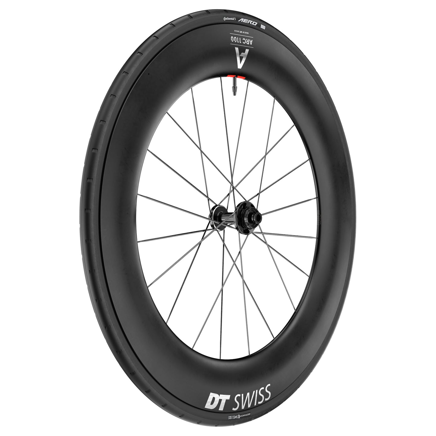 DT SWISS ARC 1100 DICUT WTS 85 Tubeless Ready framhjul (centerlås)