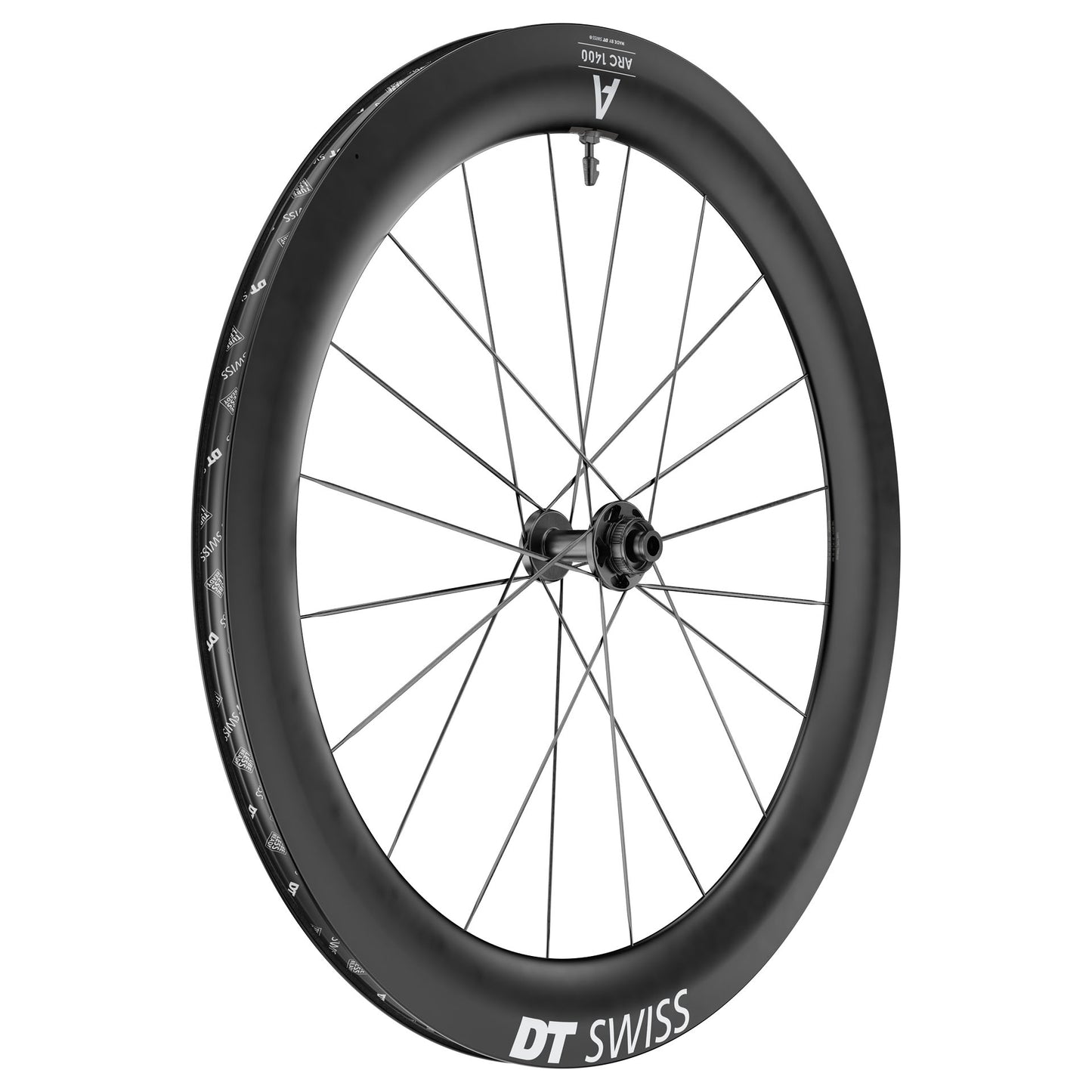 DT SWISS ARC 1400 DICUT 65 Tubeless Ready framhjul (centerlås)