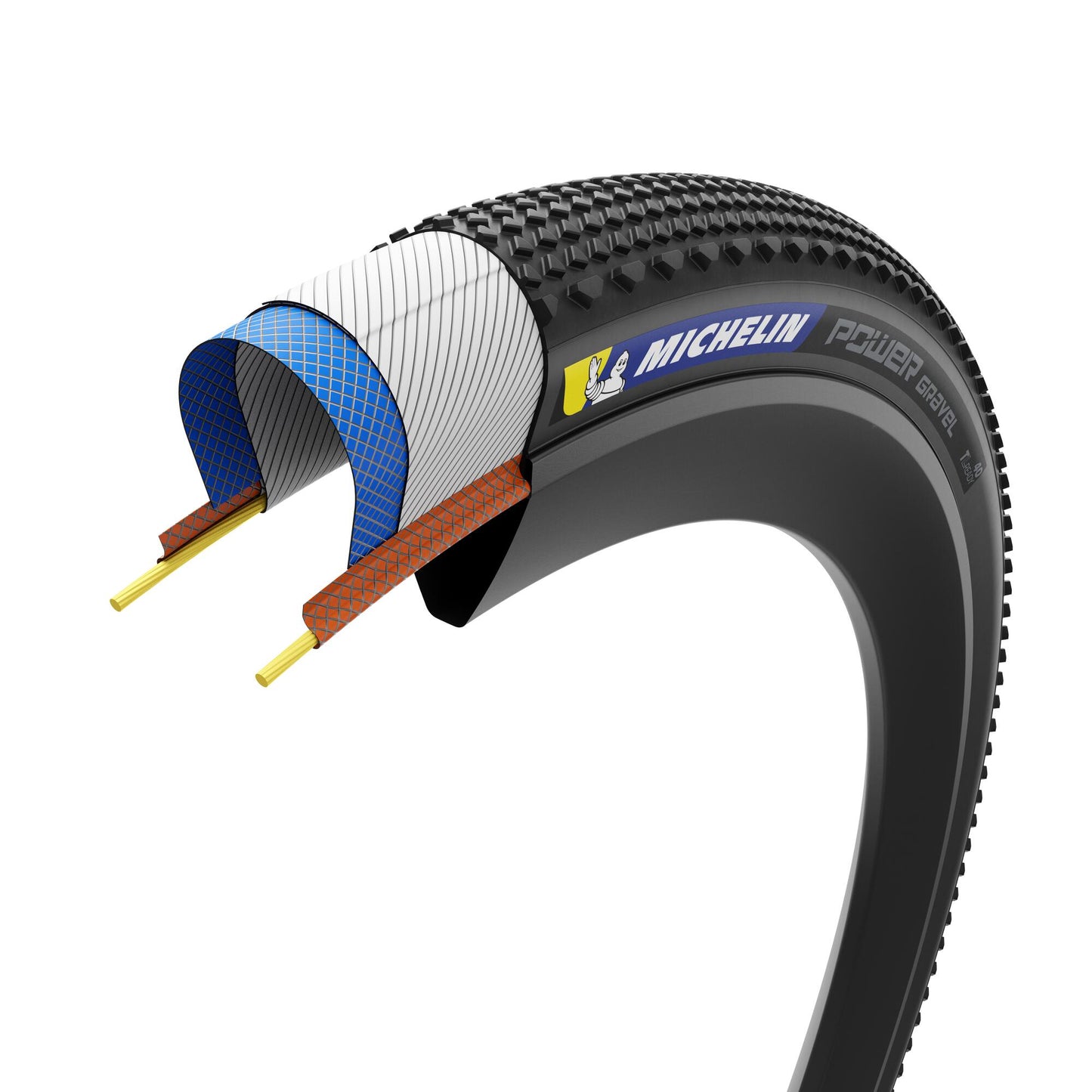 MICHELIN POWER GRAVEL Competition Line 700x40c Tubeless Ready Brown tire