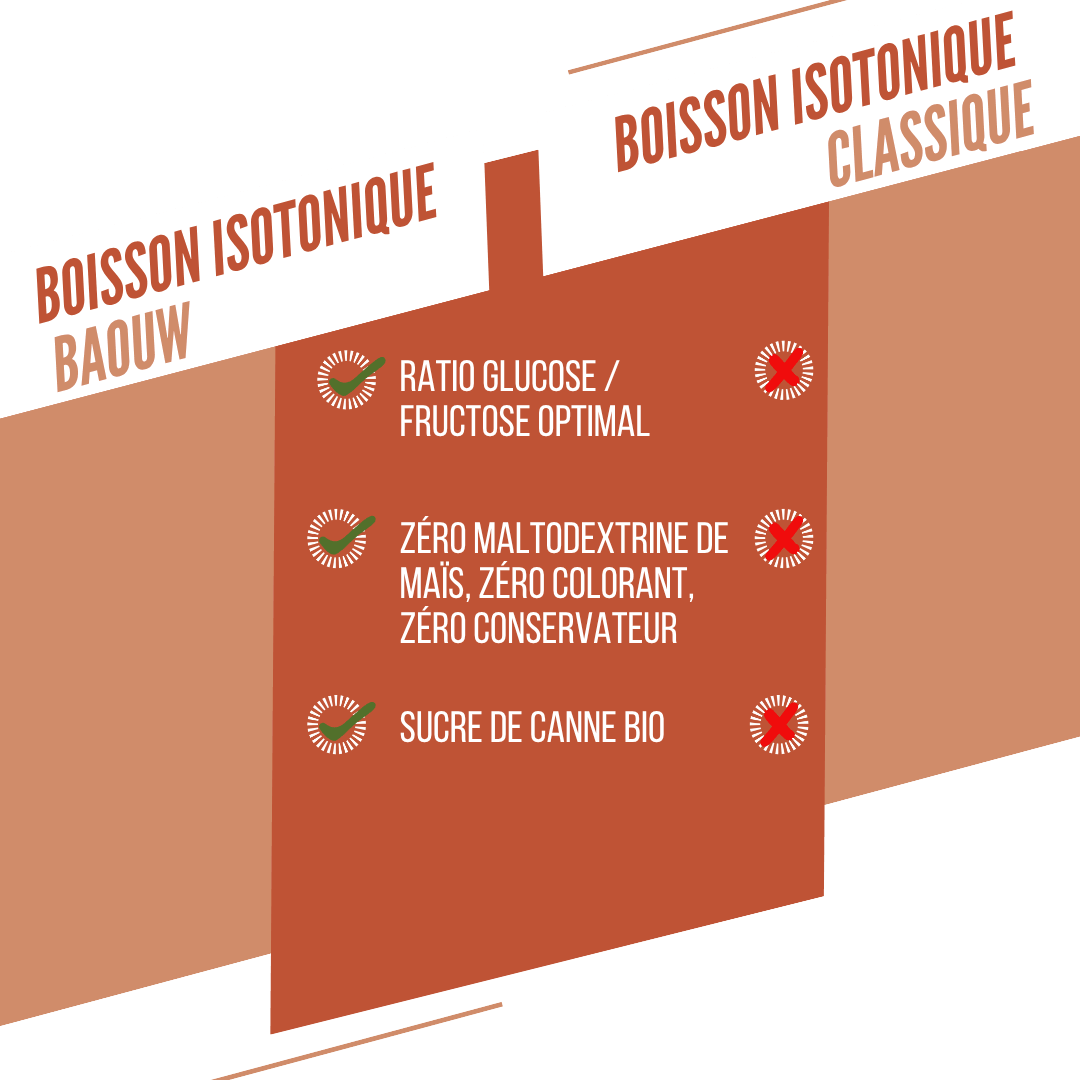 BAOUW ISOTONIC Energidryck (45g) Persika/Rosmarin