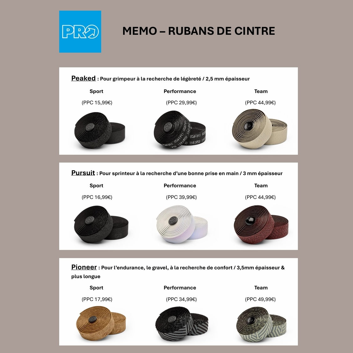 PRO PIONEER PERFORMANCE Hanger Tape Black