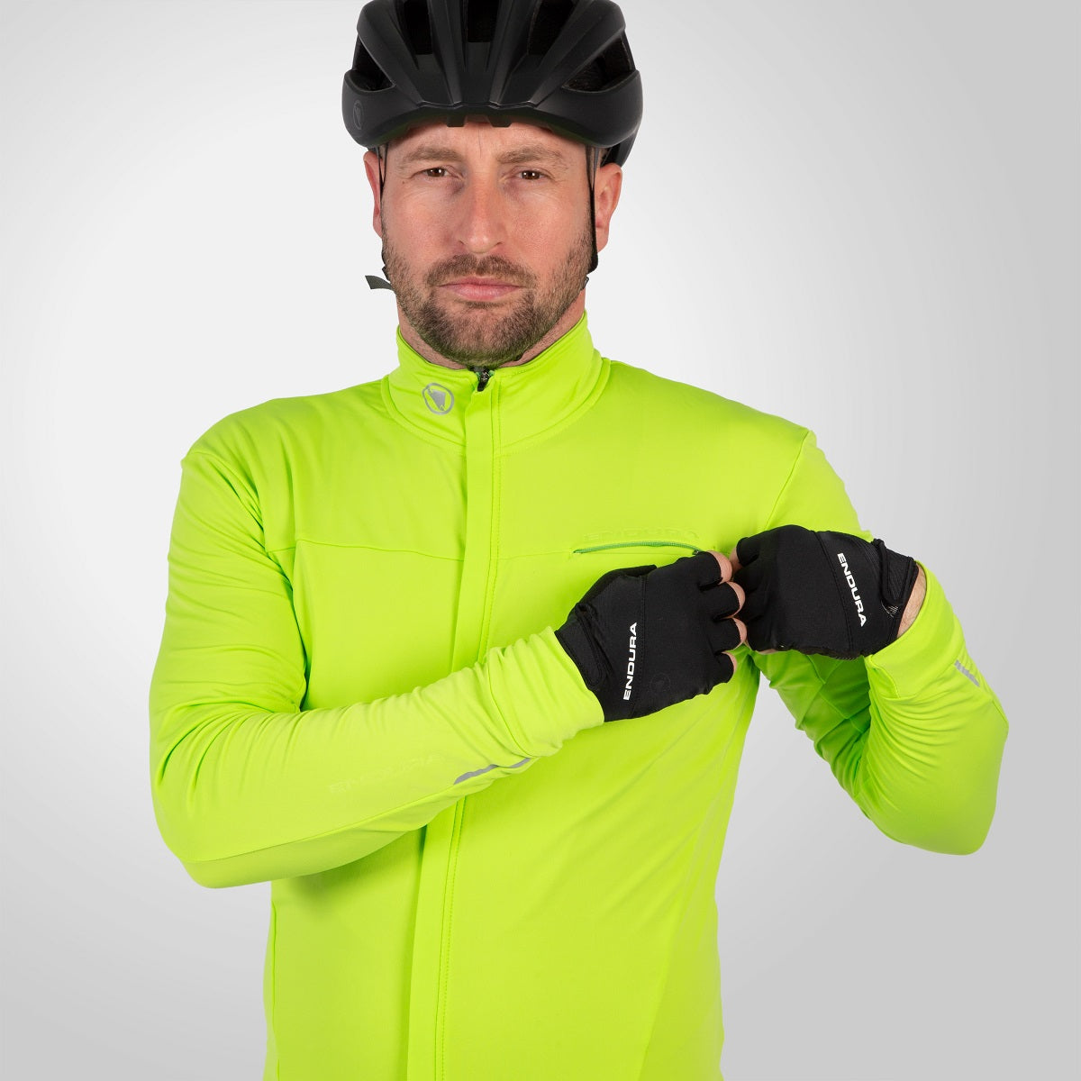 ENDURA XTRACT ROUBAIX Long Sleeve Jersey Yellow