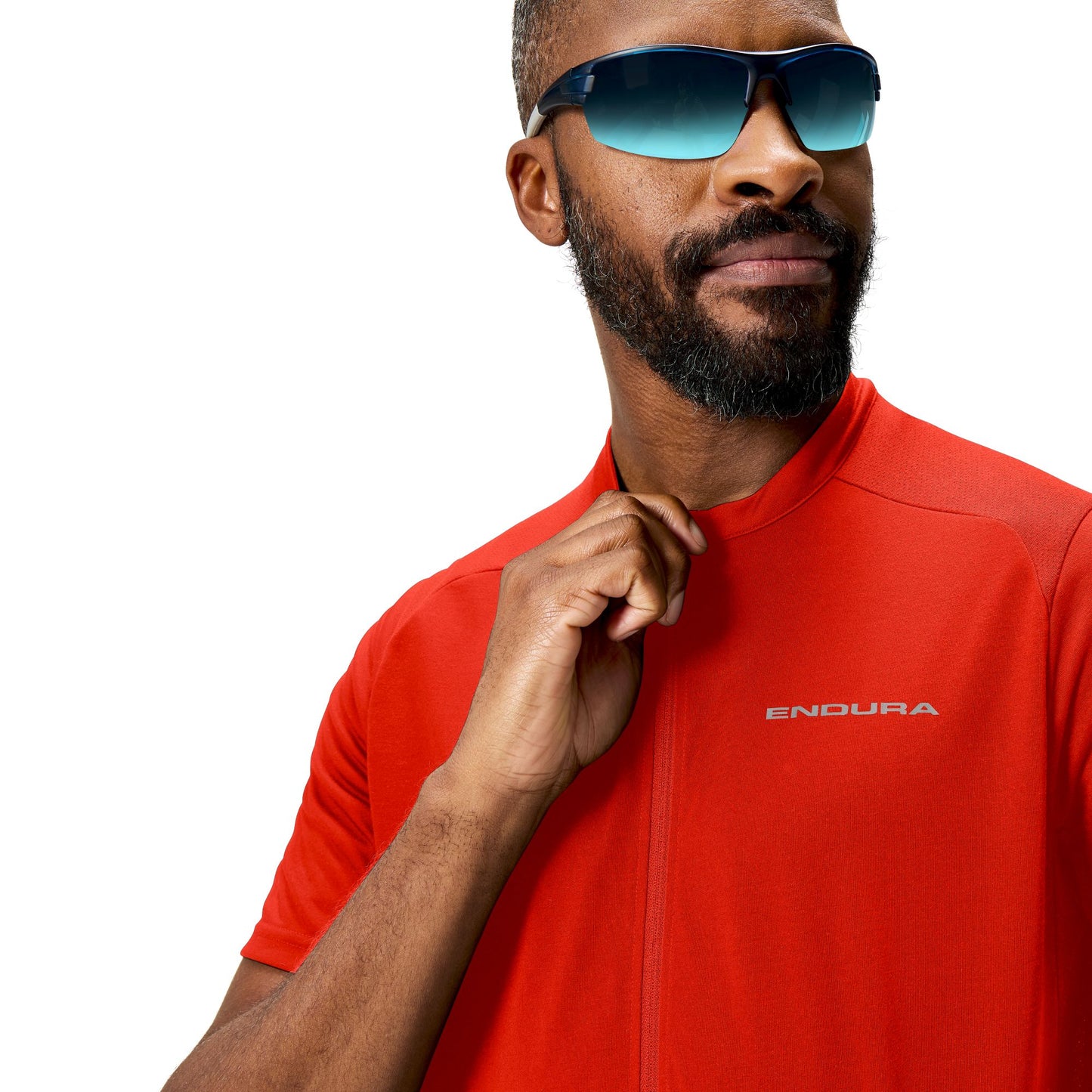 ENDURA LOOP ZIPPED Kortärmad Jersey Röd 2025