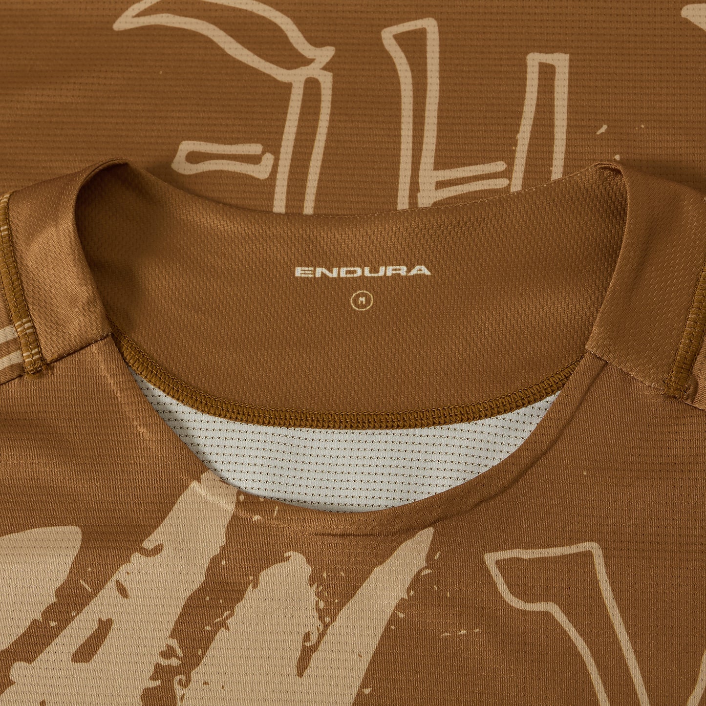 ENDURA SINGLETRACK PRINT Bronsfärgad tröja