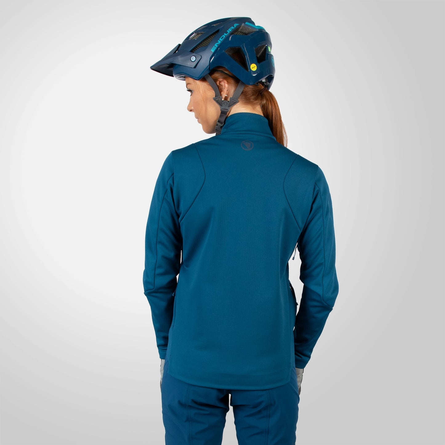 Women's ENDURA SINGLETRACK SOFTSHELL Jacket Blue