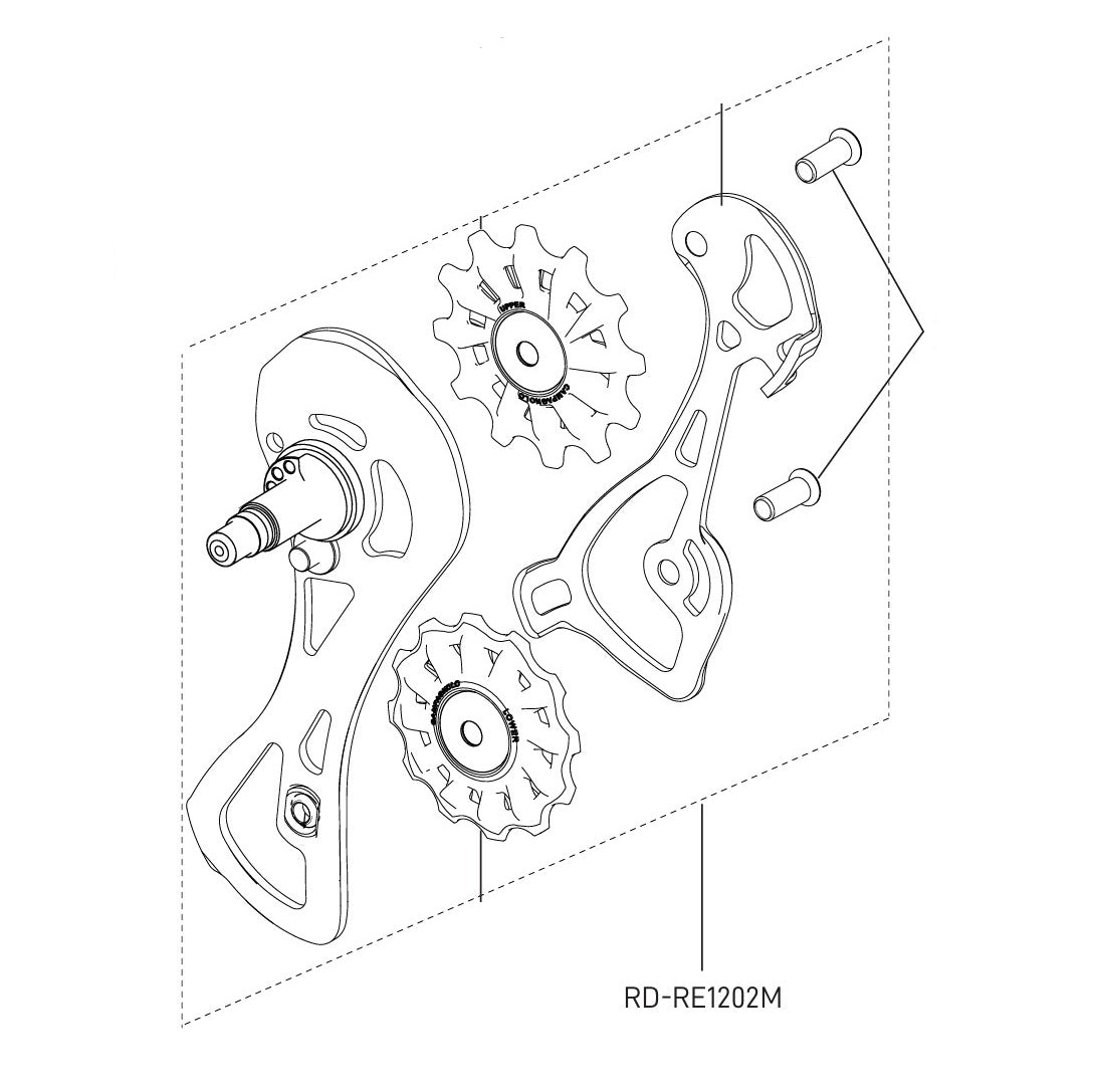 CAMPAGNOLO CHORUS 12V Complete Rear Derailleur Cage